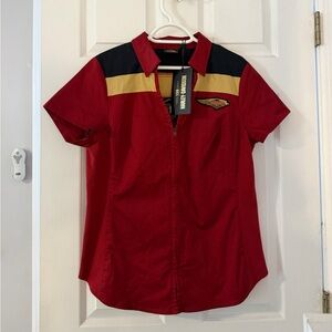 Harley-Davidson NWT Zip-Front Shirt